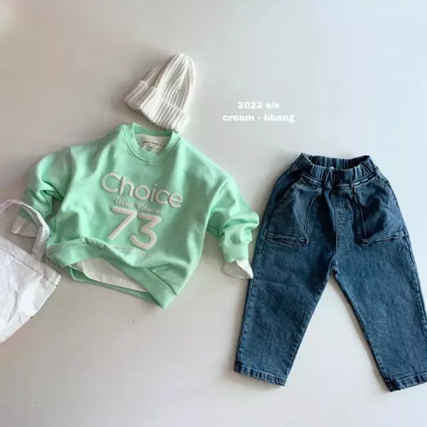 Cream Bbang - Korean Children Fashion - #childofig - Point Pocket Jeans - 6