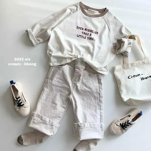 Cream Bbang - Korean Children Fashion - #childofig - Miracle Raglan Tee - 4