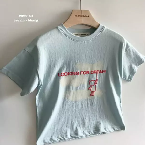 Cream Bbang - Korean Children Fashion - #childofig - Dream Short Sleeve Tee - 10