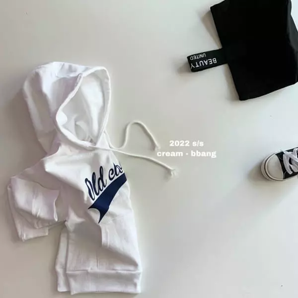 Cream Bbang - Korean Children Fashion - #childrensboutique - Boxy Hoody Tee - 11