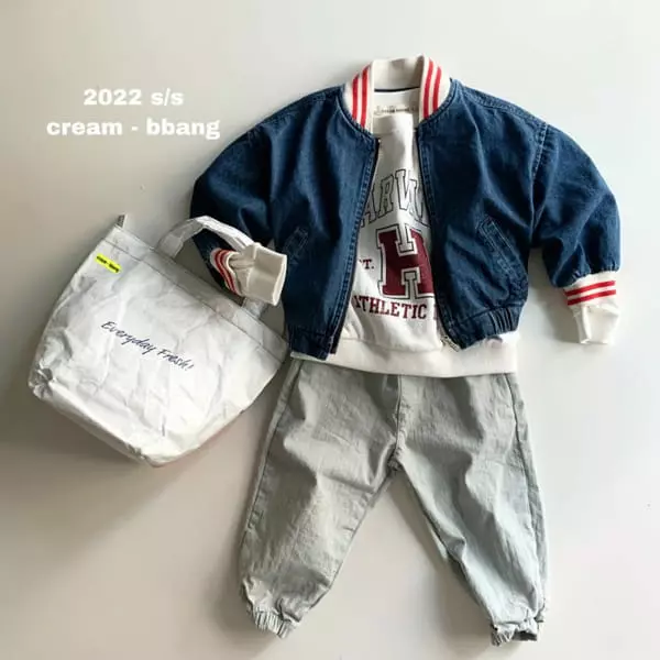 Cream Bbang - Korean Children Fashion - #childrensboutique - Harvard Sweatshirt - 9
