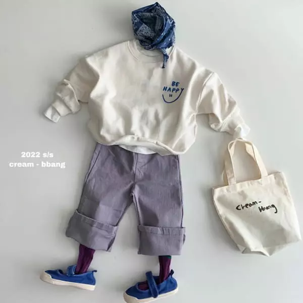 Cream Bbang - Korean Children Fashion - #childofig - Cotton Wide Pants - 4