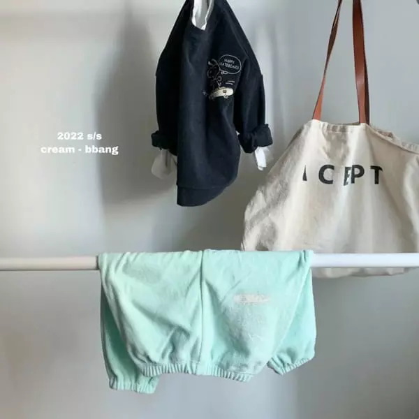 Cream Bbang - Korean Children Fashion - #designkidswear - Cute Trainning Pants - 10