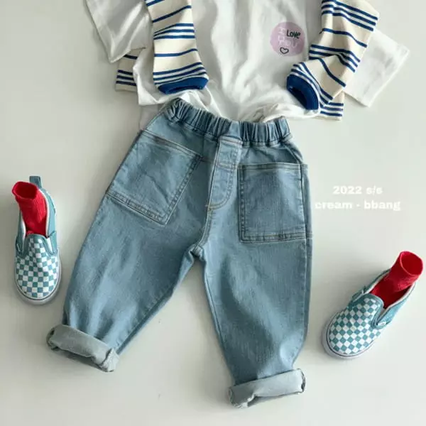 Cream Bbang - Korean Children Fashion - #discoveringself - Out Pocket Jenas - 6