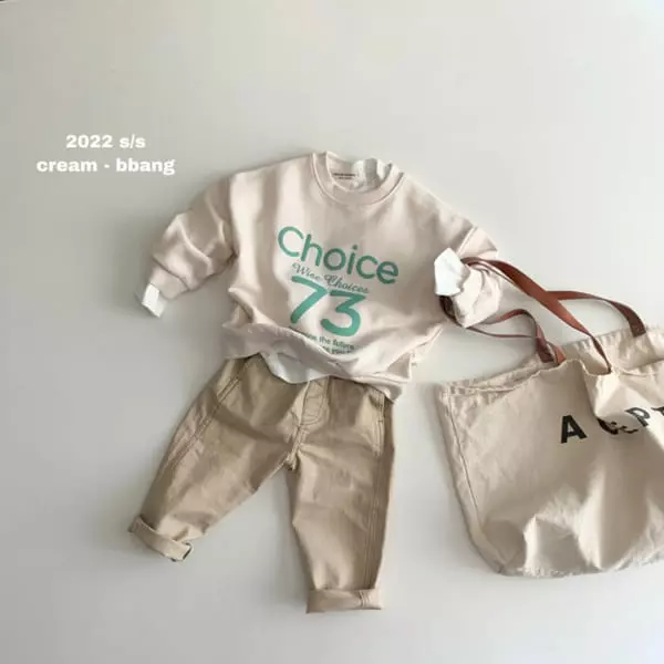 Cream Bbang - Korean Children Fashion - #discoveringself - Choice Paint Sweatshirt - 10