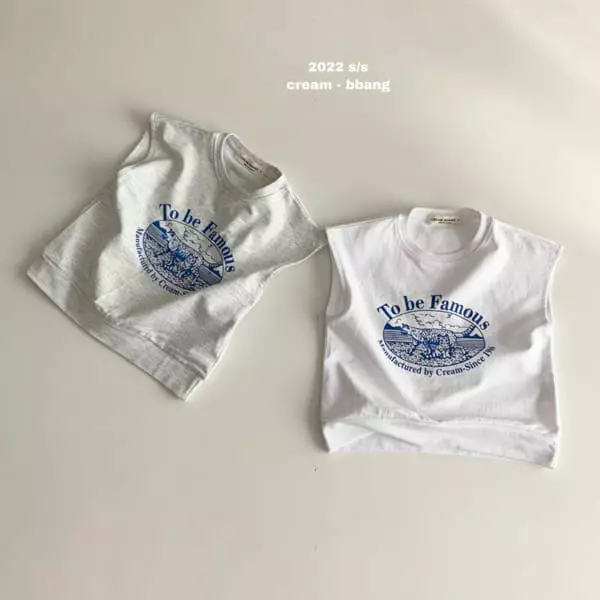 Cream Bbang - Korean Children Fashion - #designkidswear - Famous Vest - 4