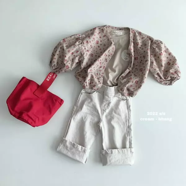 Cream Bbang - Korean Children Fashion - #fashionkids - Love Short Sleeves Tee - 8