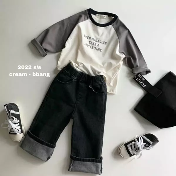 Cream Bbang - Korean Children Fashion - #fashionkids - Miracle Raglan Tee - 8