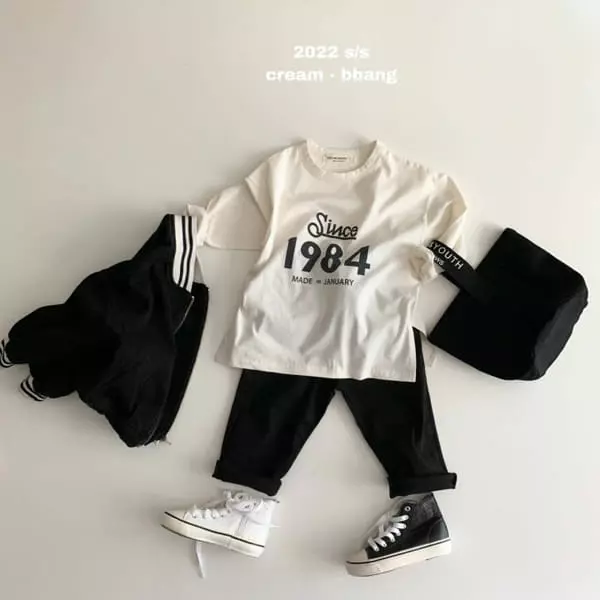 Cream Bbang - Korean Children Fashion - #fashionkids - 1984 Long Tee - 8