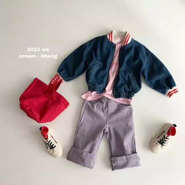 Cream Bbang - Korean Children Fashion - #kidsshorts - Cotton Wide Pants - 8