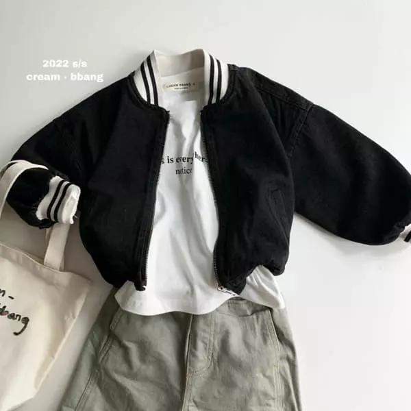 Cream Bbang - Korean Children Fashion - #kidsshorts - Art Single Tee - 3