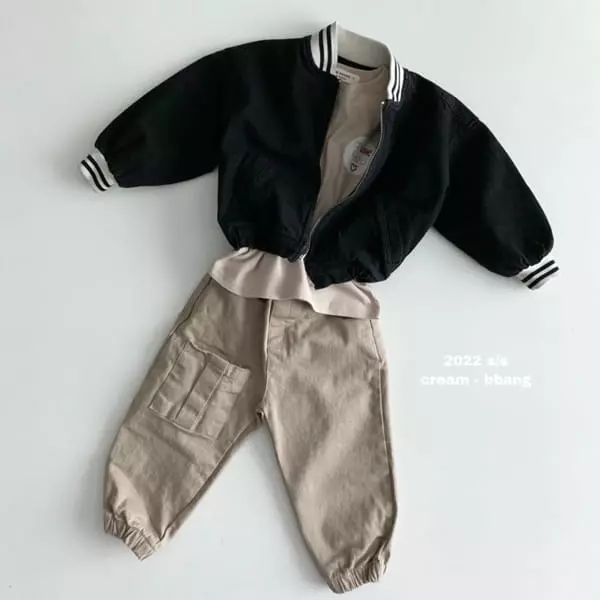 Cream Bbang - Korean Children Fashion - #kidsshorts - Catch On Cotton Jogger Pants - 11