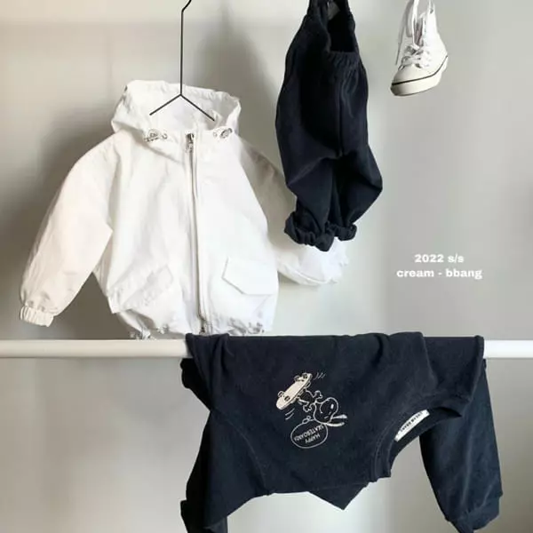 Cream Bbang - Korean Children Fashion - #kidsstore - Wide Hoody Jumper