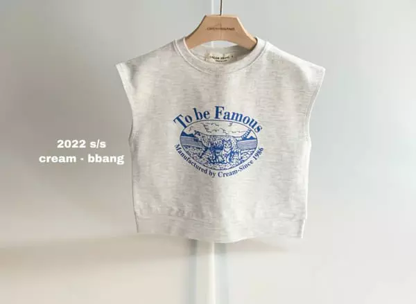 Cream Bbang - Korean Children Fashion - #kidsstore - Famous Vest - 7