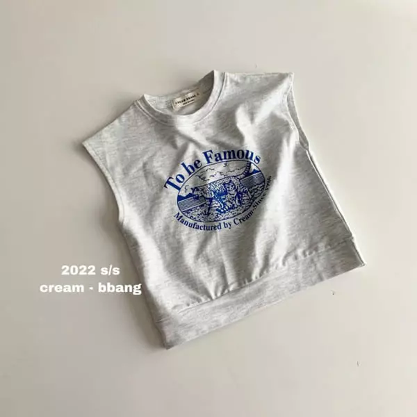 Cream Bbang - Korean Children Fashion - #littlefashionista - Famous Vest - 10