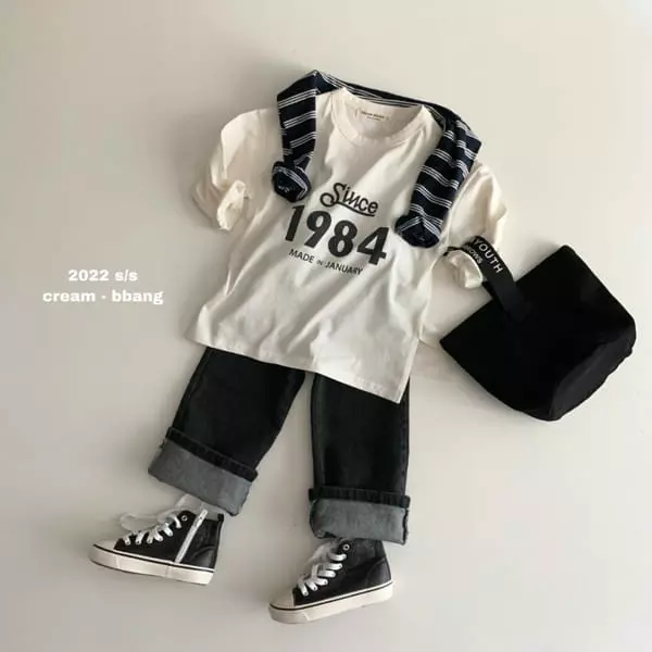 Cream Bbang - Korean Children Fashion - #littlefashionista - DB Denim Wide Pants - 4