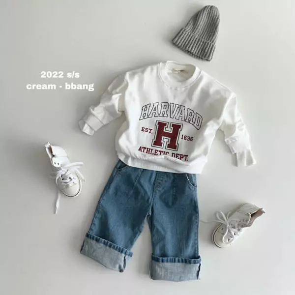 Cream Bbang - Korean Children Fashion - #minifashionista - Vitamin Wide Jeans - 11