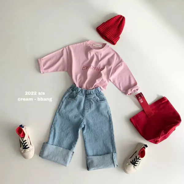 Cream Bbang - Korean Children Fashion - #minifashionista - Everything Single Tee - 11
