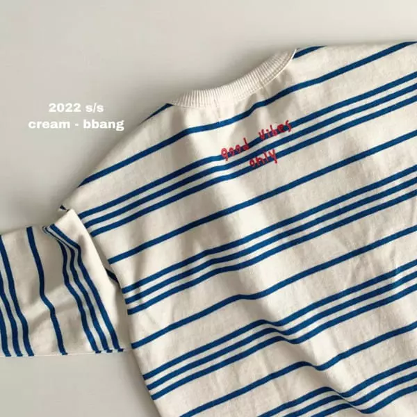 Cream Bbang - Korean Children Fashion - #minifashionista - Classic Stripes Tee - 7