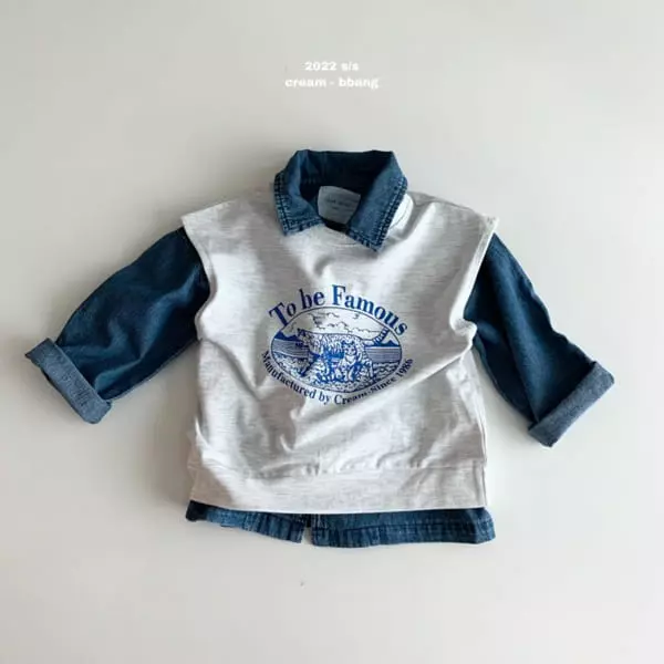 Cream Bbang - Korean Children Fashion - #minifashionista - Famous Vest - 12