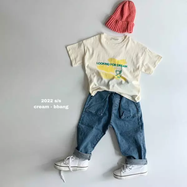 Cream Bbang - Korean Children Fashion - #minifashionista - Dream Short Sleeve Tee - 5