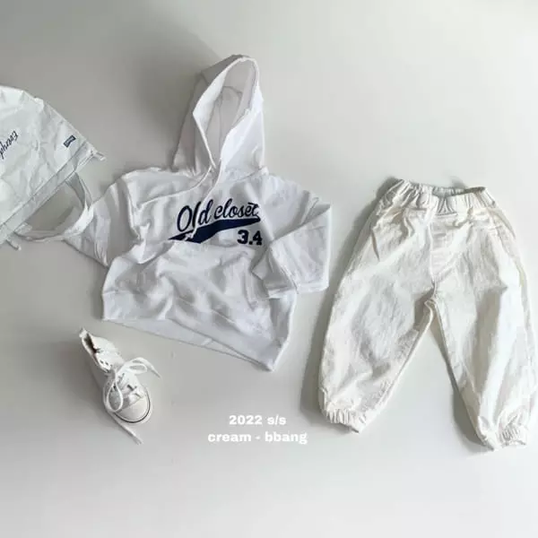 Cream Bbang - Korean Children Fashion - #prettylittlegirls - Cotton Simple Jogger Pants - 9