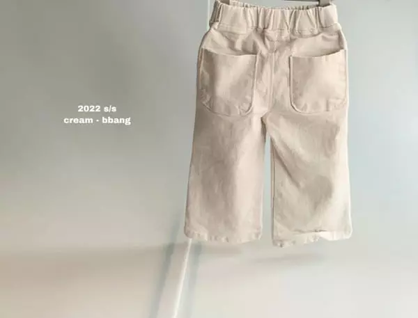 Cream Bbang - Korean Children Fashion - #prettylittlegirls - Cotton Wide Pants