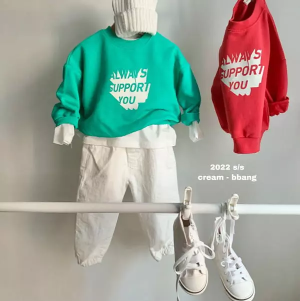 Cream Bbang - Korean Children Fashion - #prettylittlegirls - Always Sweatshirt - 5