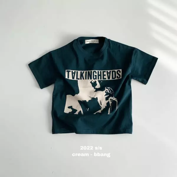 Cream Bbang - Korean Children Fashion - #prettylittlegirls - Talking Short Sleeves Tee