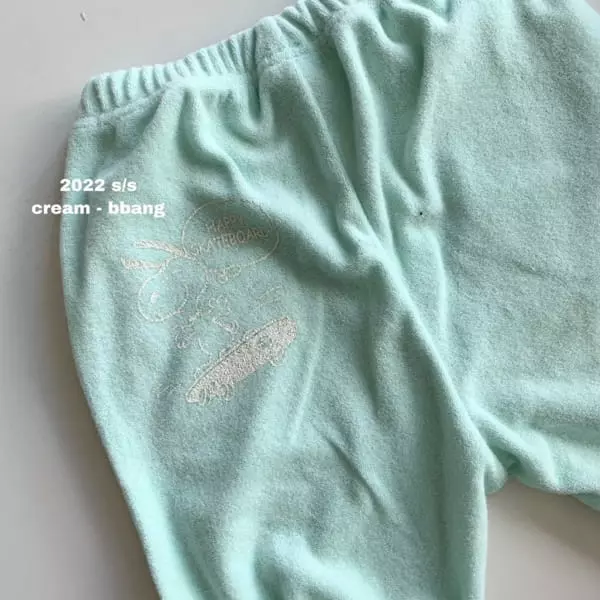 Cream Bbang - Korean Children Fashion - #todddlerfashion - Cute Trainning Pants - 5