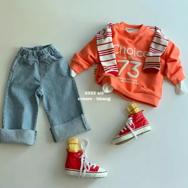 Cream Bbang - Korean Children Fashion - #prettylittlegirls - Choice Paint Sweatshirt - 4