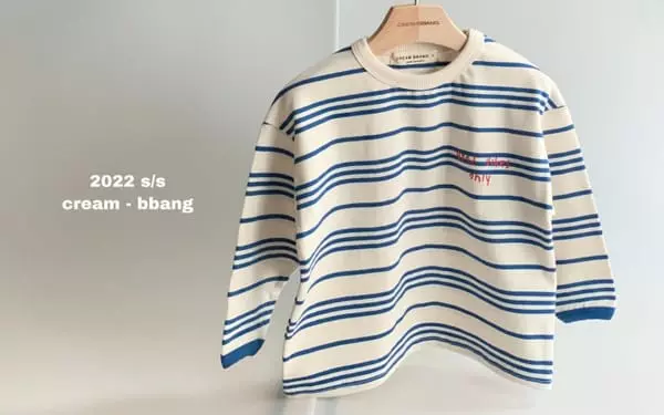 Cream Bbang - Korean Children Fashion - #toddlerclothing - Classic Stripes Tee - 10