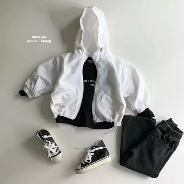 Cream Bbang - Korean Children Fashion - #toddlerclothing - Wide Hoody Jumper - 9