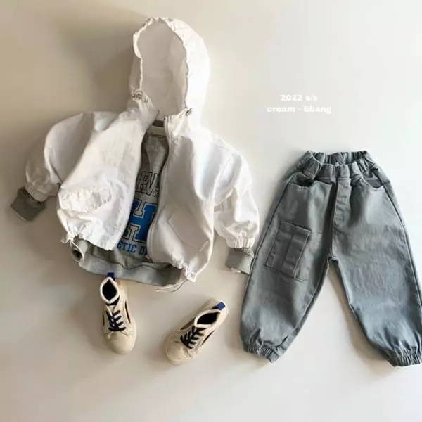 Cream Bbang - Korean Children Fashion - #todddlerfashion - Catch On Cotton Jogger Pants - 4