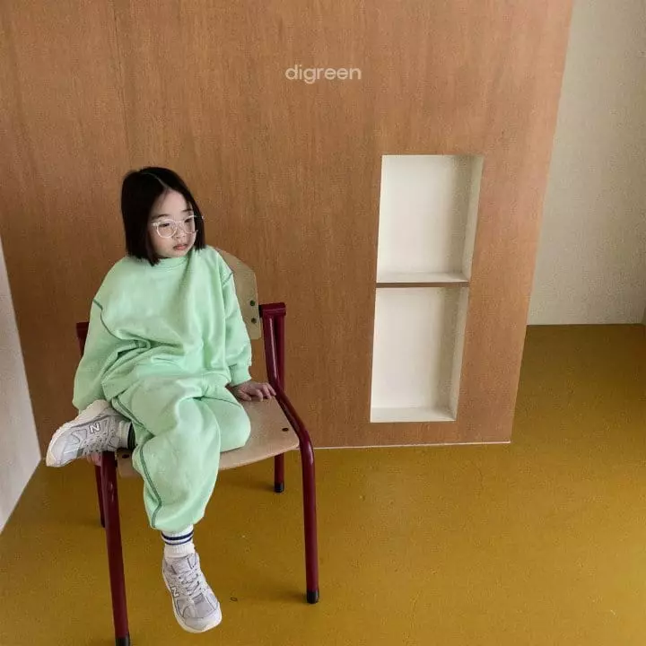 Digreen - Korean Children Fashion - #Kfashion4kids - Embroidery Top Bottom Set  - 7