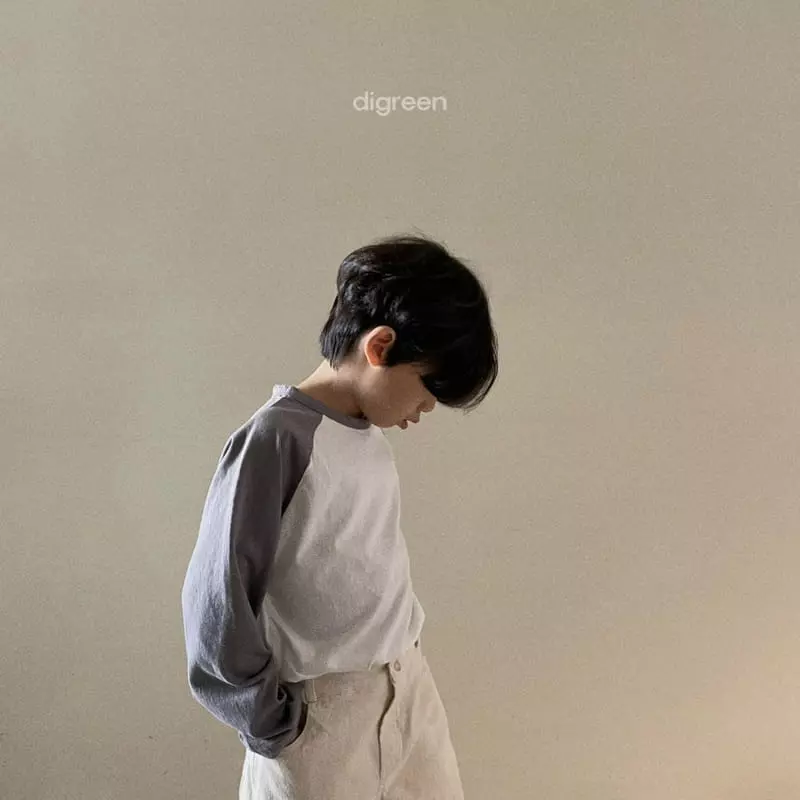Digreen - Korean Children Fashion - #Kfashion4kids - Natural Raglan Tee - 5