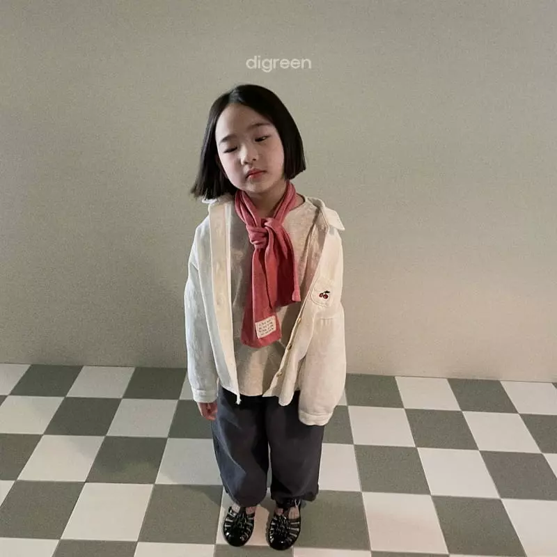 Digreen - Korean Children Fashion - #Kfashion4kids - Cherry Pocket Shirt - 11
