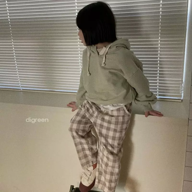 Digreen - Korean Children Fashion - #Kfashion4kids - Check Pintuck Pants - 7