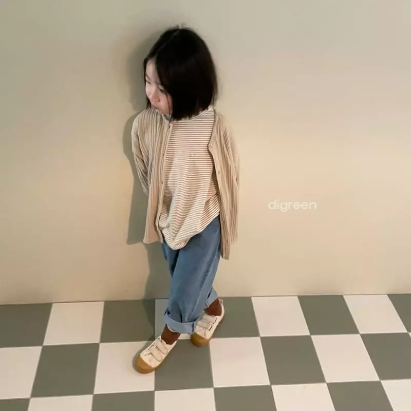 Digreen - Korean Children Fashion - #Kfashion4kids - Natural Cardigan - 6