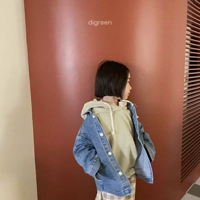 Digreen - Korean Children Fashion - #kidzfashiontrend - Smecagi Denim Jacket - 4