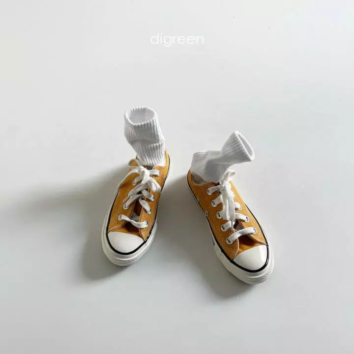 Digreen - Korean Children Fashion - #childofig - Stamdard Socks [set of 3] - 11