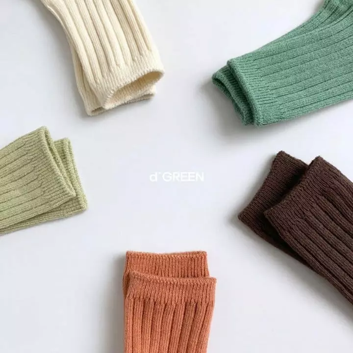 Digreen - Korean Children Fashion - #childofig - Pistachio Socks [set of 5] - 3