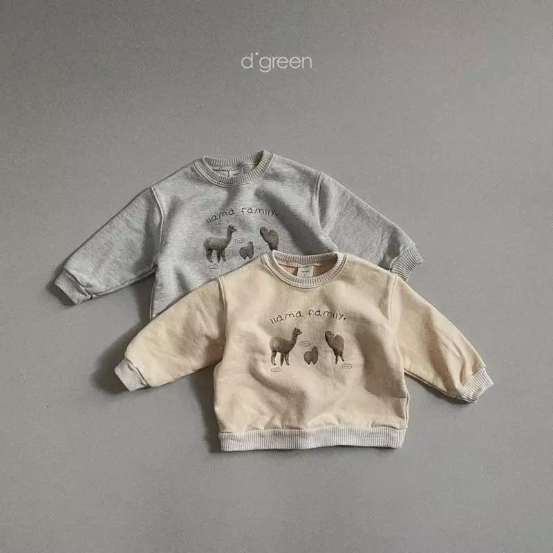 Digreen - Korean Children Fashion - #childofig - Lama Sweatshirt - 12