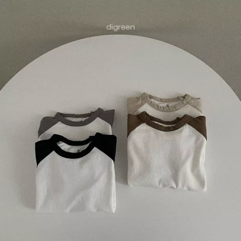 Digreen - Korean Children Fashion - #childofig - Natural Raglan Tee - 10
