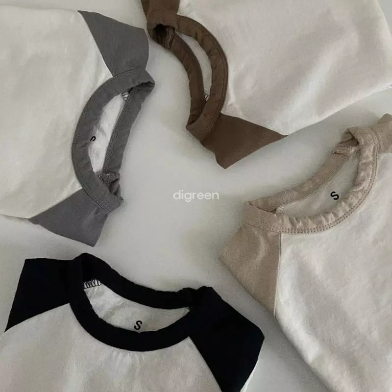 Digreen - Korean Children Fashion - #childofig - Natural Raglan Tee - 11