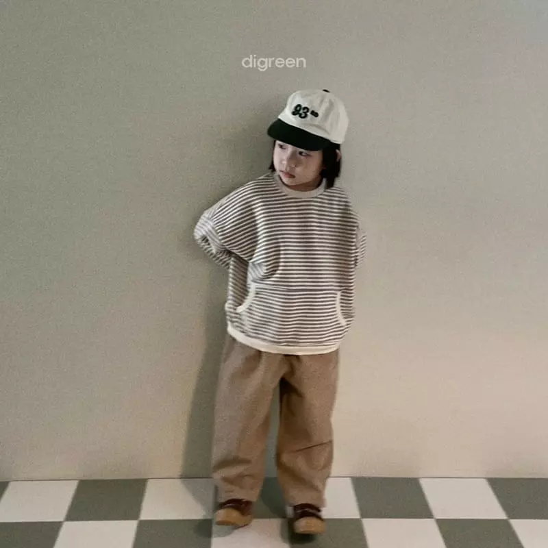 Digreen - Korean Children Fashion - #childofig - Stripes Piping Sweatshirt - 5