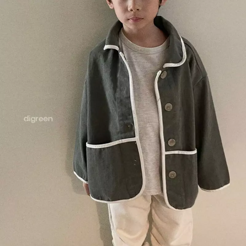 Digreen - Korean Children Fashion - #childrensboutique - Circle Jacket - 6