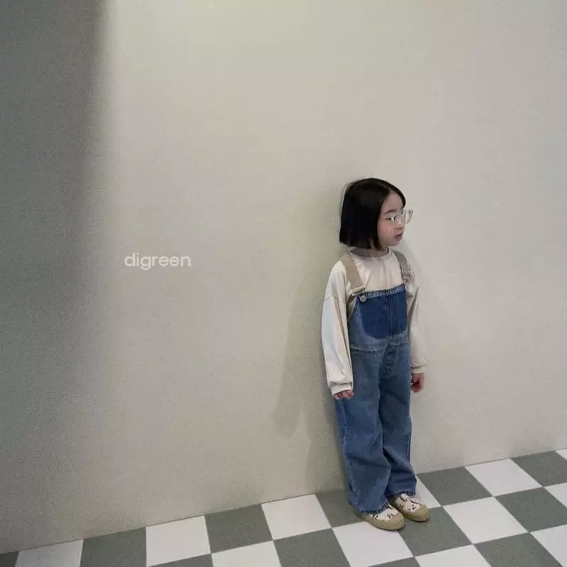 Digreen - Korean Children Fashion - #childrensboutique - Denim Dungarees - 10