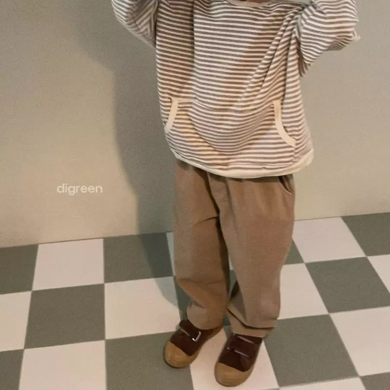 Digreen - Korean Children Fashion - #childrensboutique - Stripes Piping Sweatshirt - 7