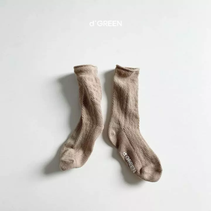Digreen - Korean Children Fashion - #designkidswear - Floral Socks [set of 3] - 10